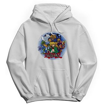 Men's Yu-Gi-Oh Characters Circle Graphic Hoodie