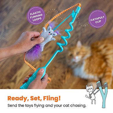 Catstages Cat-Apult Spring Wand Cat Toy