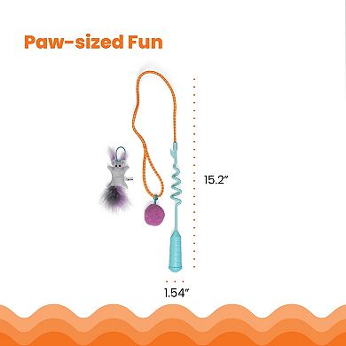 Catstages Cat-Apult Spring Wand Cat Toy