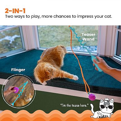 Catstages Cat-Apult Spring Wand Cat Toy