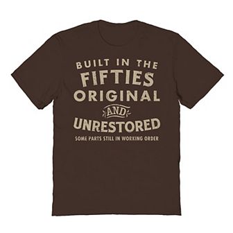 Men's Original & Unrestored 50's Graphic Tee