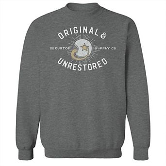 Men's Original & Unrestored Custom Supply Fleece Graphic Sweatshirt