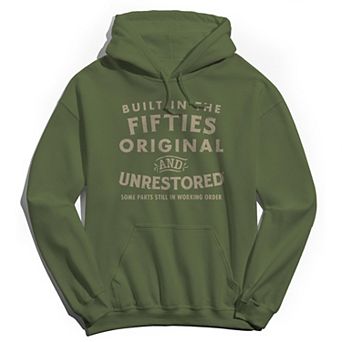 Men's Original & Unrestored Built in The Fifties Graphic Hoodie