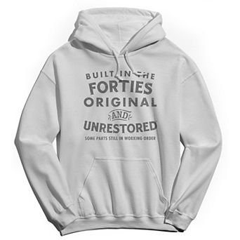 Men's Original & Unrestored Built in The Forties Graphic Hoodie
