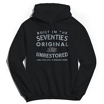 Men's Original & Unrestored Built in The Seventies Graphic Hoodie