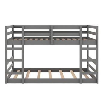 Merax Full Over Full Bunk Bed With Ladder