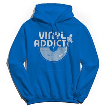 Men's Original & Unrestored Vinyl Addict Graphic Hoodie