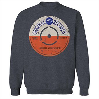 Men's Original & Unrestored Records Fleece Graphic Sweatshirt