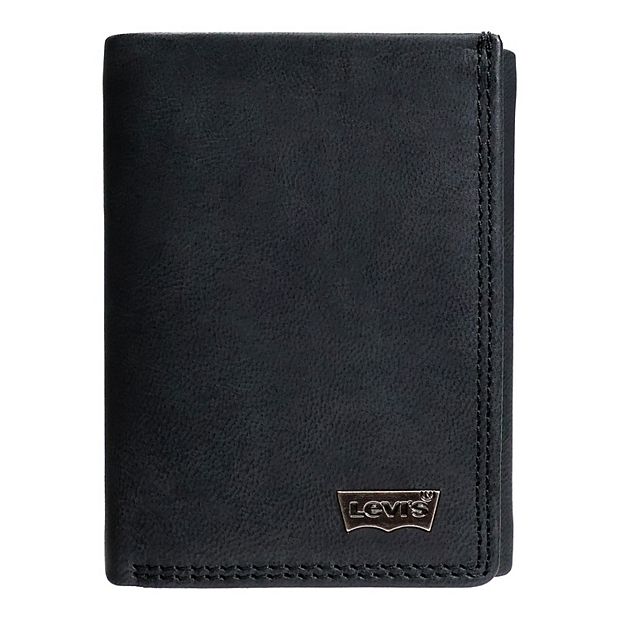 Men Levi’s trifold men’s black Wallet main image 1