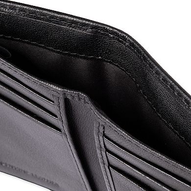 Levi's® RFID-Safe Leather Duo Fold Wallet with Removable Chain