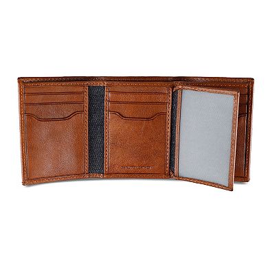 Men's Levi's RFID-Blocking Extra-Capacity Genuine Leather Trifold Wallet