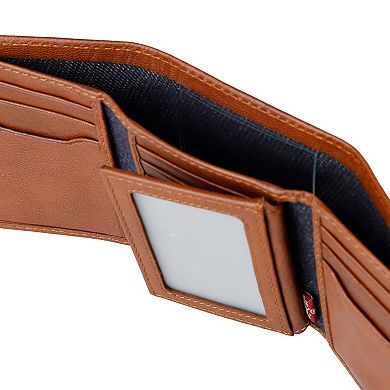 Men's Levi's RFID-Blocking Extra-Capacity Genuine Leather Trifold Wallet