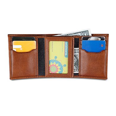 Men's Levi's RFID-Blocking Extra-Capacity Genuine Leather Trifold Wallet