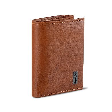 Men's Levi's RFID-Blocking Extra-Capacity Genuine Leather Trifold Wallet