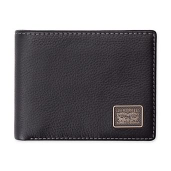 Men's Levi's® RFID Leather Passcase Wallet with Bill Divider