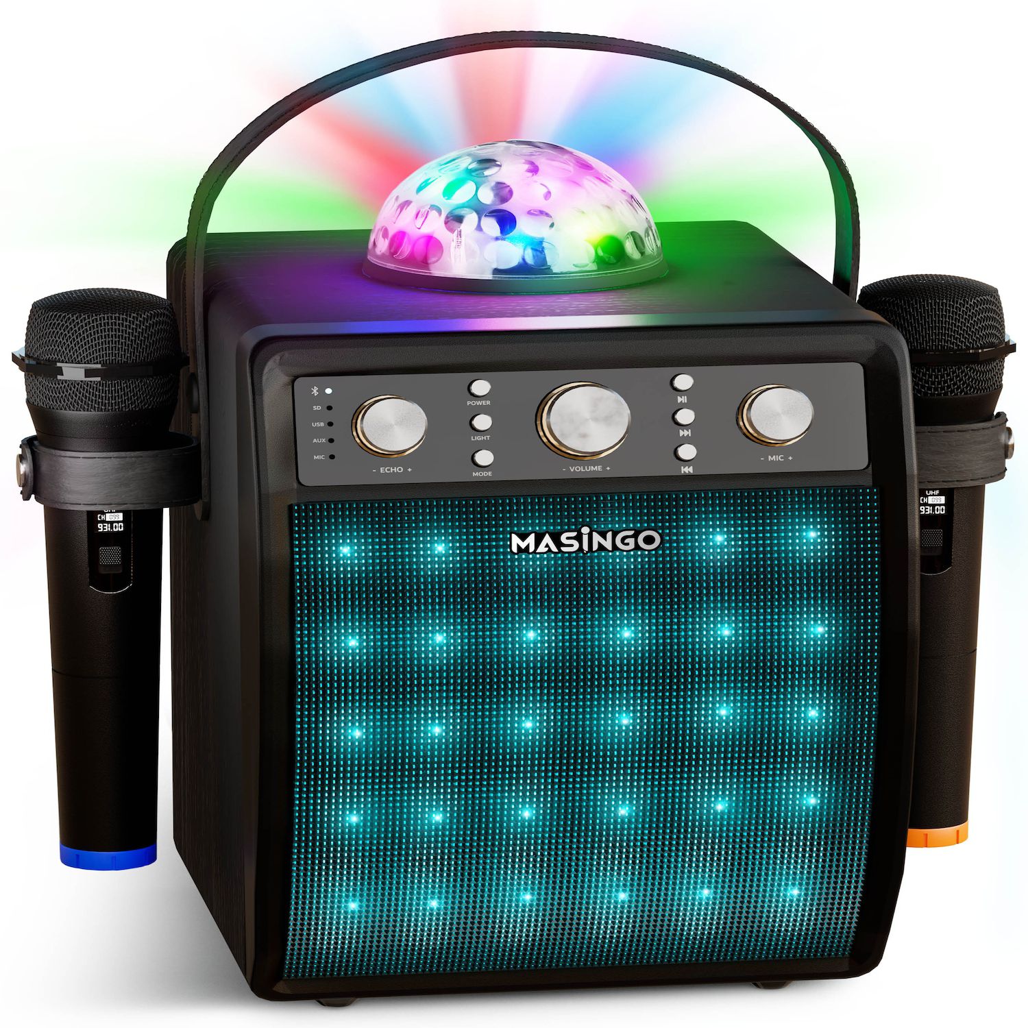 multitasky Karaoke Machine with Bluetooth Speaker and Wireless Microphone  Karaoke Machine for Adults Portable Kids Karaoke Machine for Home Party