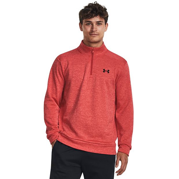 Under Armour ハーフジップジャケット XL レッド Men's Under Armour 1/4-Zip Twist Fleece Pullover