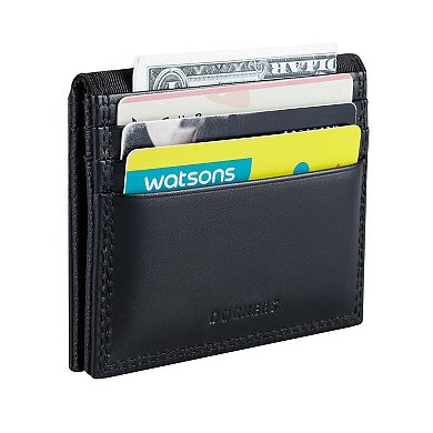 Men's Dockers® RFID-Blocking Reversible Selby Leather Card Case Wallet