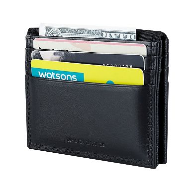 Men's Dockers® RFID-Blocking Reversible Selby Leather Card Case Wallet