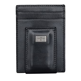Men's Dockers® RFID-Blocking Leather Front Pocket Wallet with Metal Logo & Magnetic Money Clip