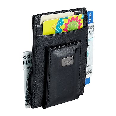 Men's Dockers® RFID-Blocking Leather Front Pocket Wallet with Magnetic Money Clip