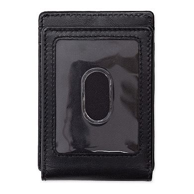 Men's Dockers® RFID-Blocking Smooth Leather Front Pocket Wallet with Magnetic Money Clip