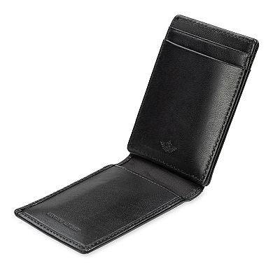 Men's Dockers® RFID-Blocking Smooth Leather Front Pocket Wallet with Magnetic Money Clip