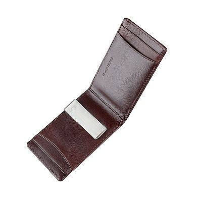 Men's Dockers® RFID-Blocking Leather Front Pocket Bifold Wallet with Removable Money Clip