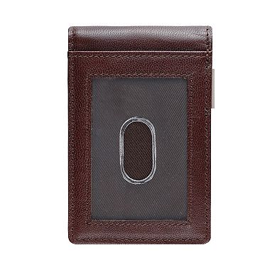 Men's Dockers® RFID-Blocking Leather Front Pocket Bifold Wallet with Removable Money Clip