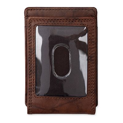 Men's Dockers® RFID-Blocking Leather Front Pocket Wallet with
