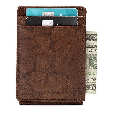 Men's Dockers® RFID-Blocking Leather Front Pocket Wallet with Magnetic Money Clip