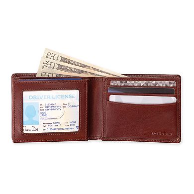 Men's Dockers® RFID-Blocking Smooth Leather Extra Capacity Slimfold Wallet