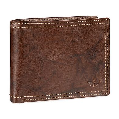 Men's Dockers® RFID-Blocking Leather Passcase with Hidden Zipper Pocket