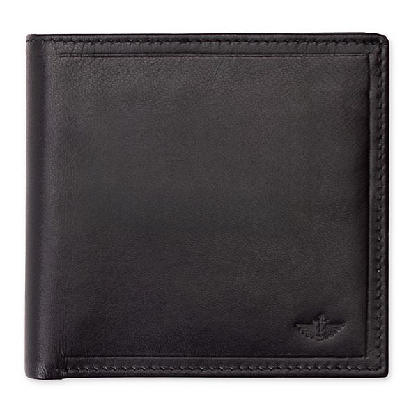 Men's Dockers® RFID-Blocking Extra Capacity Leather Hipster Bifold Wallet