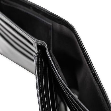 Men's Dockers® RFID-Blocking Extra Capacity Leather Hipster Bifold Wallet