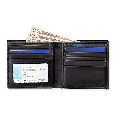 Men's Dockers® RFID-Blocking Extra Capacity Leather Hipster Bifold Wallet