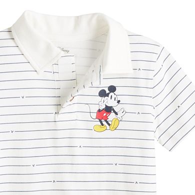 Disney's Mickey Mouse Boys 4-12 Adaptive Striped Polo Shirt by Jumping Beans