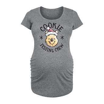 Disney's Winnie the Pooh Maternity Cookie Testing Crew Graphic Tee