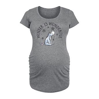 Disney's Winnie the Pooh Eeyore Maternity Winter Is Wonderful Graphic Tee