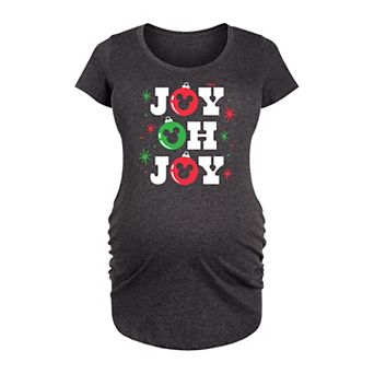 Disney's Mickey Mouse Maternity Joy Oh Joy Graphic Tee