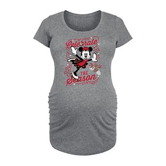 Disney's Minnie Mouse Maternity Celebrate The Season Graphic Tee