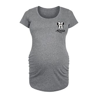 Disney's Minnie Mouse Maternity Script Graphic Tee