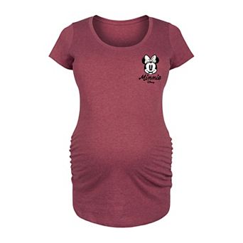 Disney's Minnie Mouse Maternity Script Graphic Tee