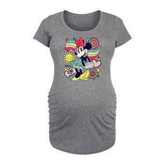 Disney's Minnie Mouse Maternity Collage Graphic Tee