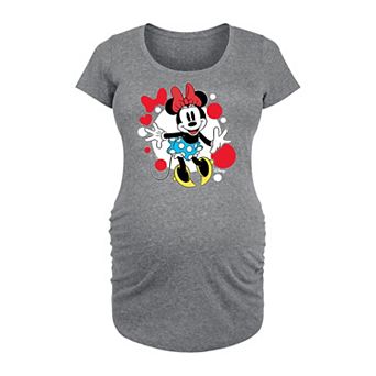 Disney's Minnie Mouse Maternity Dots Graphic Tee