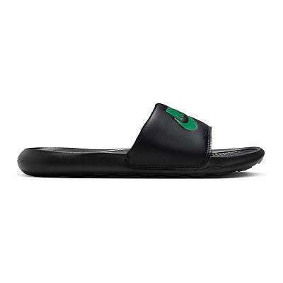 Nike Black Slide Sandals with Subtle Swoosh Nike | Shoes | Nike Benassi Swoosh Sandal Slide | Poshmark main image 4
