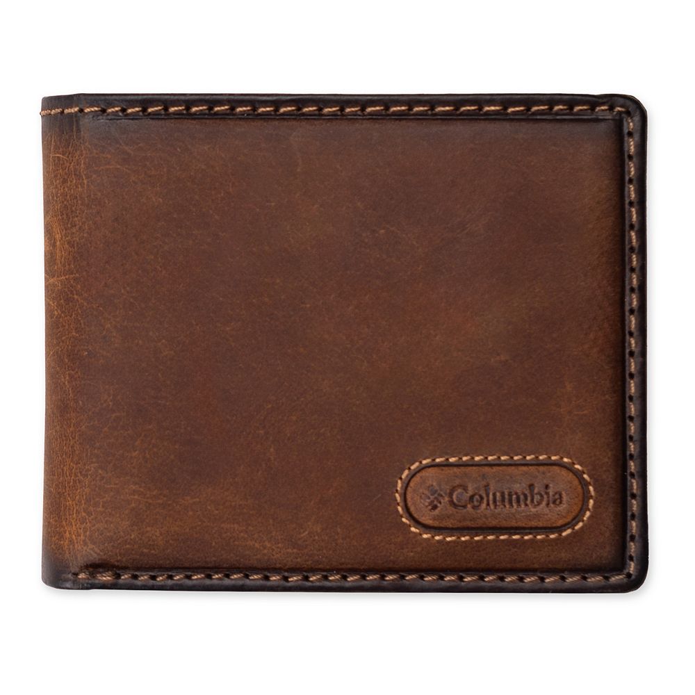 Napa Hide Men's Genuine Leather RFID Blocking Bifold Wallet - Brown