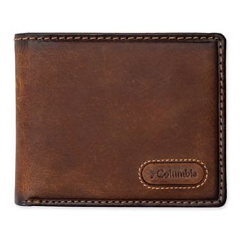 Men's Columbia RFID-Blocking Extra Capacity Leather Bifold Wallet