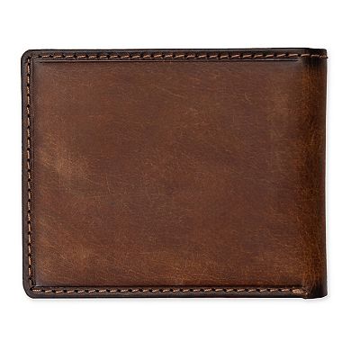 Men's Columbia RFID-Blocking Extra Capacity Leather Bifold Wallet