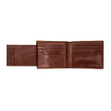 Men's Columbia RFID-Blocking Heavy Contrast Stitch Traveler Wallet